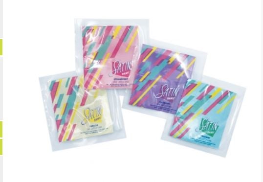Glyde® Satin Dams™ Oral Dam, Assorted Flavors, 6 x 10 Inch, CS/100