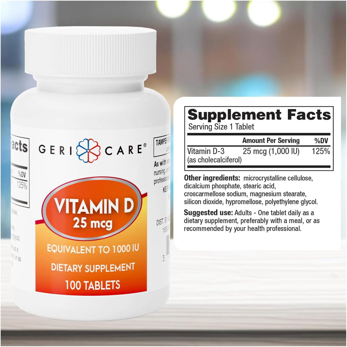 Geri-Care® Vitamin D-3 Supplement
