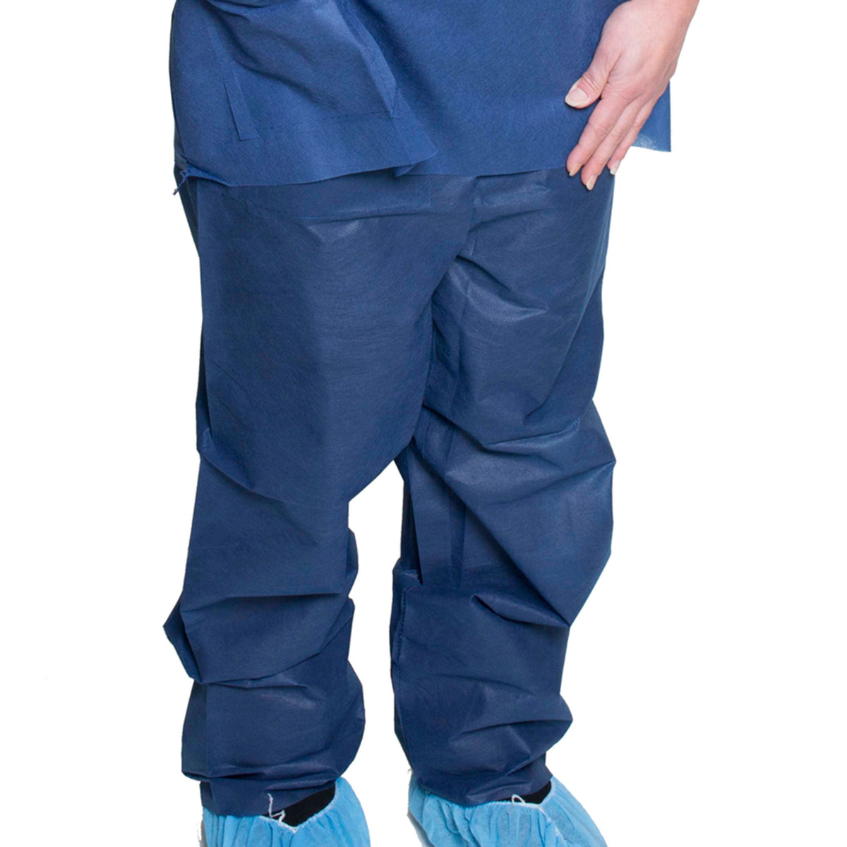 Dukal Scrub Pants, Spunbond Polypropylene, 2X-Large, Dark Blue, BG/10