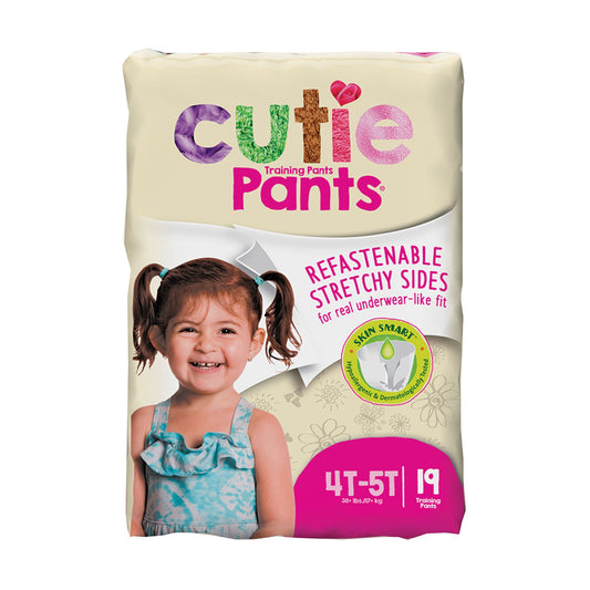 Cutie Pants® Toddler Training Pants, Pink Princess Print, 4T – 5T, Over 35 lbs., BG/19