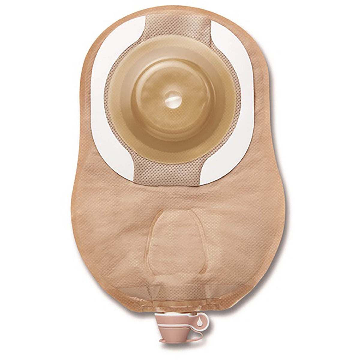 CeraPlus™ Soft Convex 1-Piece Ultra Clear Urostomy Pouch, Cut to fit up to 55 mm