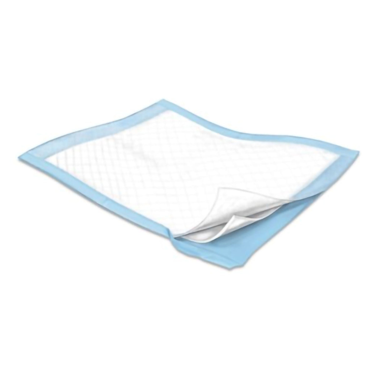 Cardinal Health™ Wings™ Basic Underpads, Light Absorbency, Blue, 23 x 24 Inch, BG/50