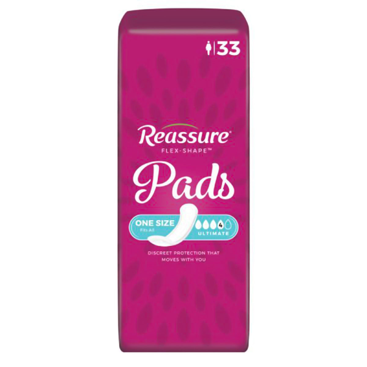 Reassure® Flex-Shape™ Moderate Absorbency Long Pad