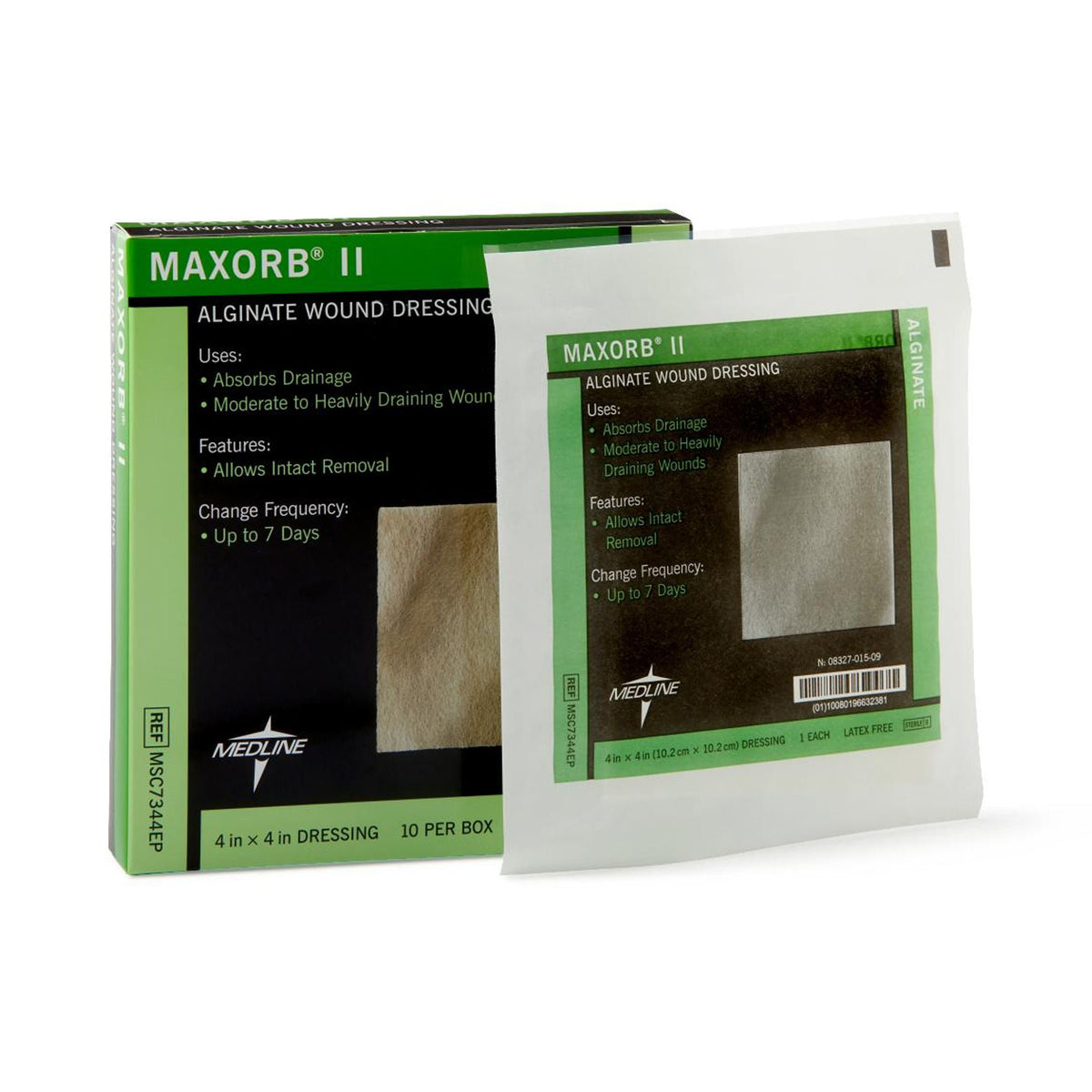 Maxorb® II Alginate Dressing, 4 x 4 inch, EA/1