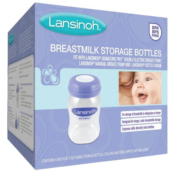 BOTTLE, BREAST MILK STORAGE 4CT (3/BX 4BX/CS), PK/1