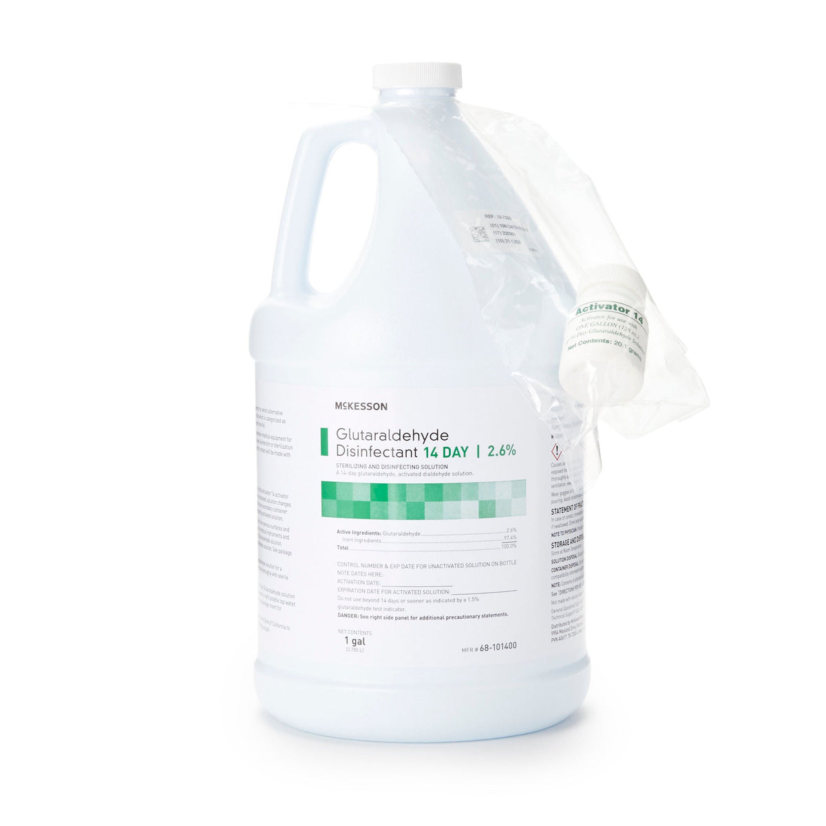 McKesson Glutaraldehyde High Level Disinfectant, 1-gallon Jug, CS/4