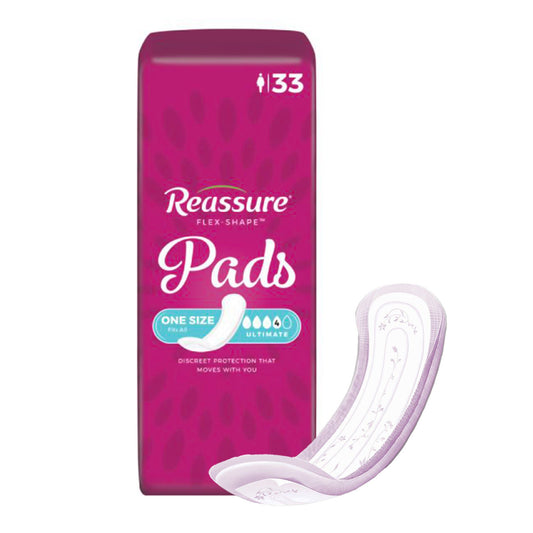 Reassure® Flex-Shape™ Moderate Absorbency Long Pad