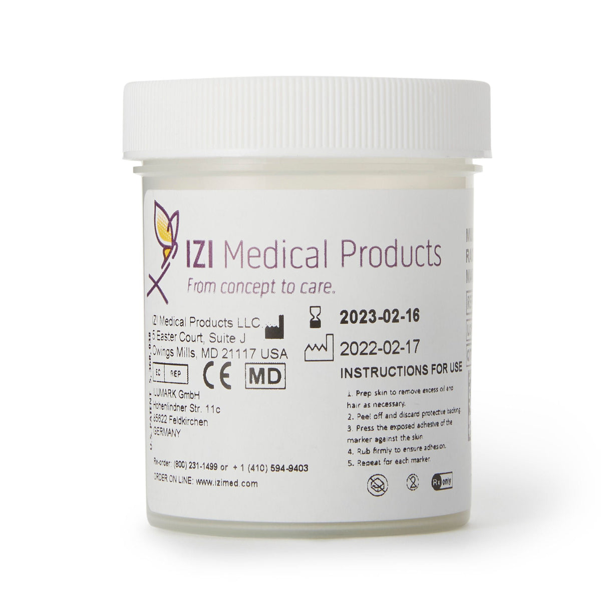 MARKER, MRI/CT (50/JAR), JR/50