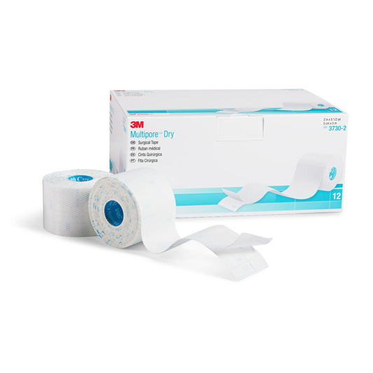 3M™ Multipore™ Dressing Retention Tape with Liner, 2 Inch x 5-1/2 Yard, White