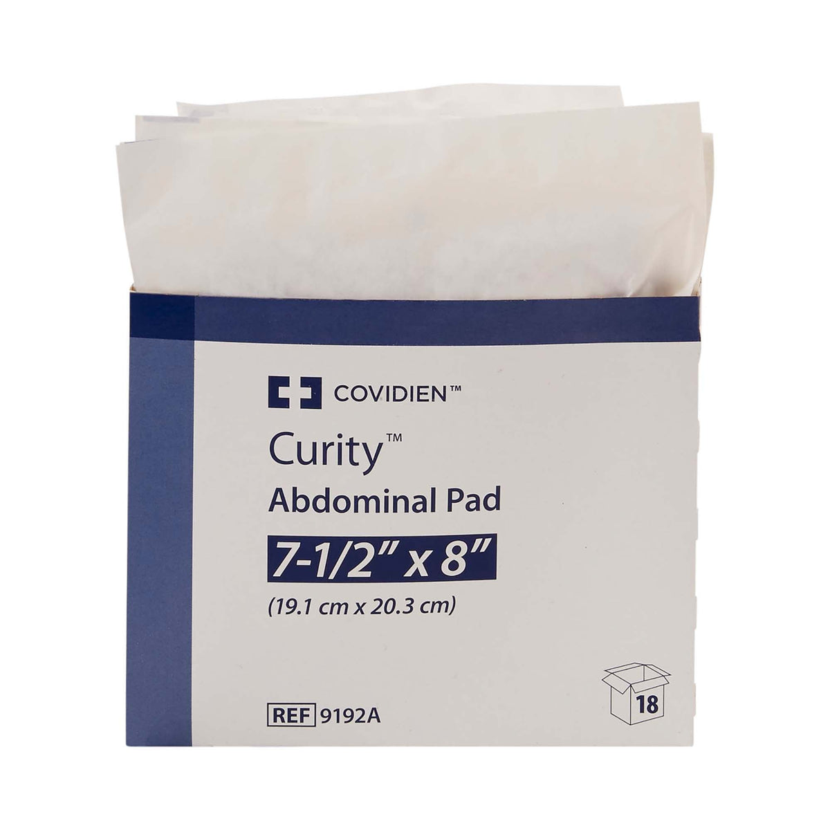 Curity™ Sterile Abdominal Pad, 7-1/2 x 8 Inch