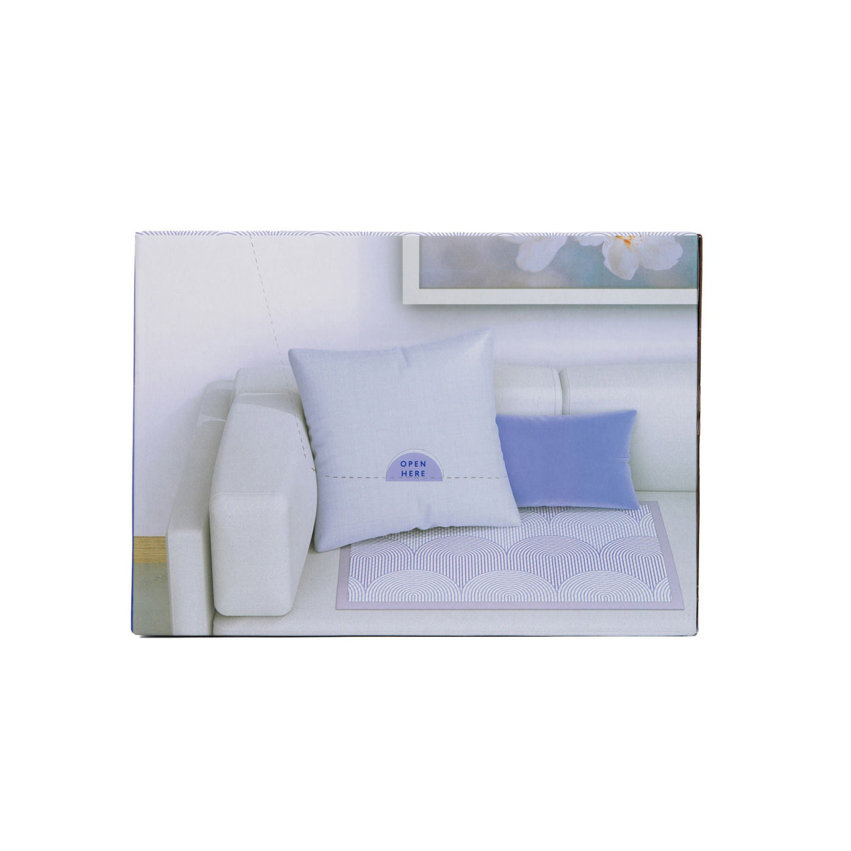 Boom Home Medical Flourish Ultra Absorbent Underpads, Periwinkle, BX/25