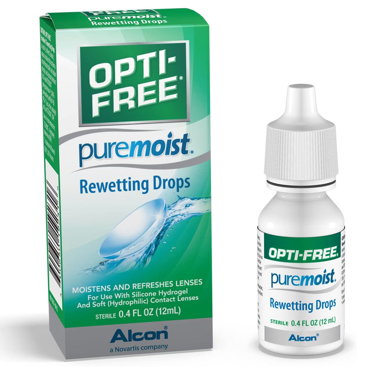 Opti-Free® Puremoist® Citrate Buffer / Sodium Chloride Rewetting Drops, EA/1