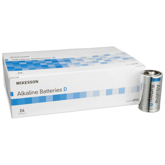 McKesson Alkaline Battery, D Cell, BX/24
