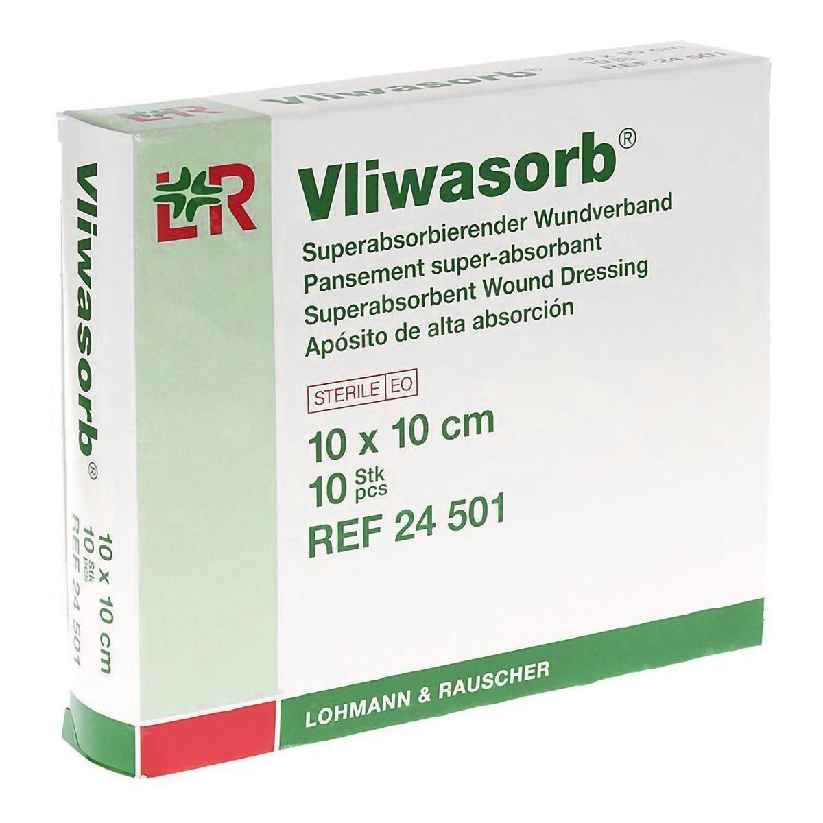 Vliwasorb® Superabsorbent Wound Dressing, 4 x 4 Inch, BX/10