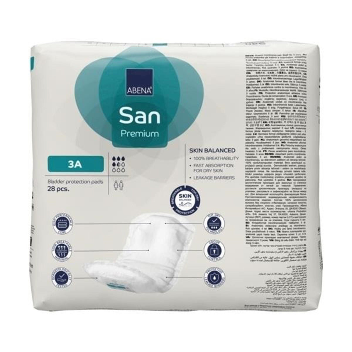Abena® San 3A Premium Bladder Protection Pads