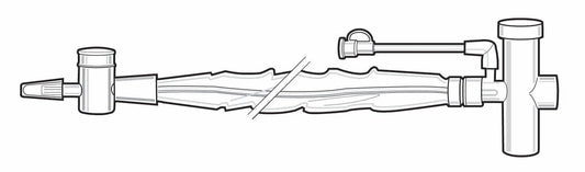 Ballard® Closed Suction Catheter, Tracheostomy Type, 21.3 Inch Length