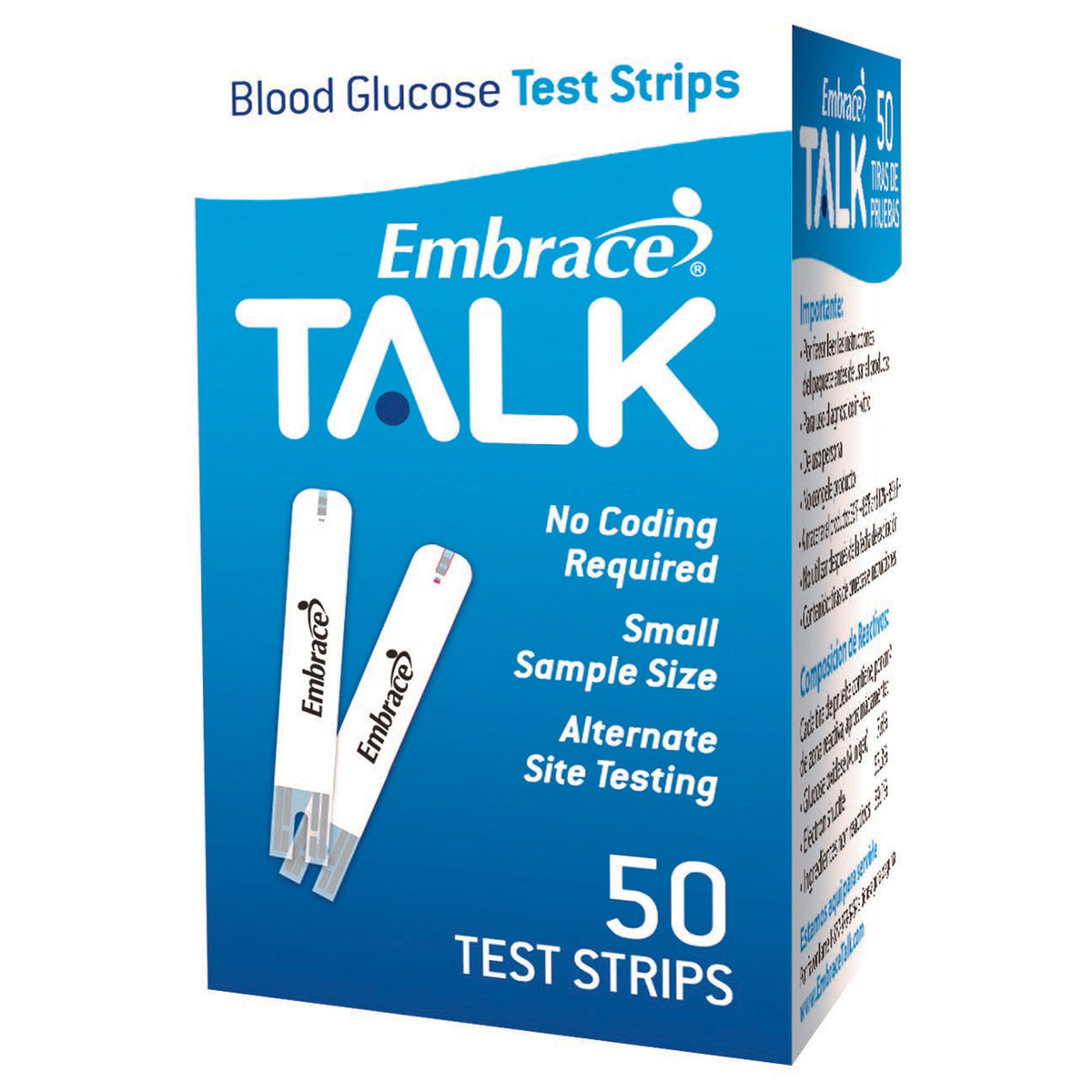 Omnis Health Embrace® Blood Glucose Test Strips, BX/1