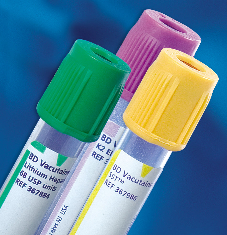 Vacutainer w/Plastic Tube For Plasma Separation