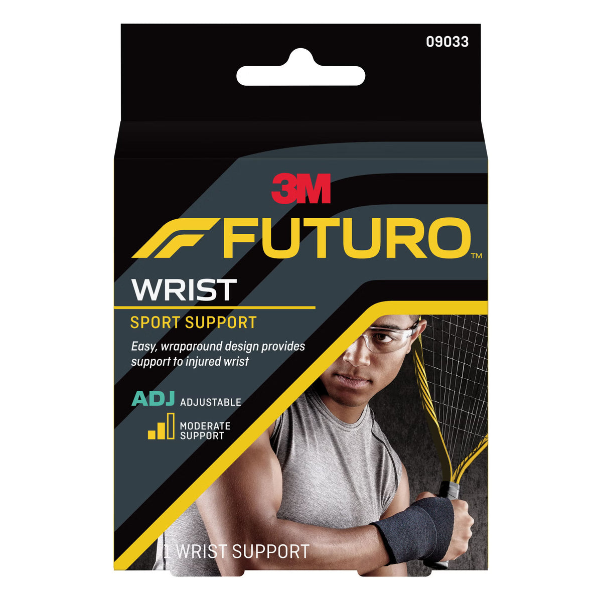 3M™ Futuro™ Adult Sport Wrist Support, Adjustable from 4.5 to 9.5 Inches, EA/1