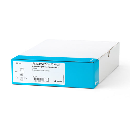 POUCH, URO CONVEX SENSURA 1PC LT MAXI 3/8"X1 11/16" (10/BX)