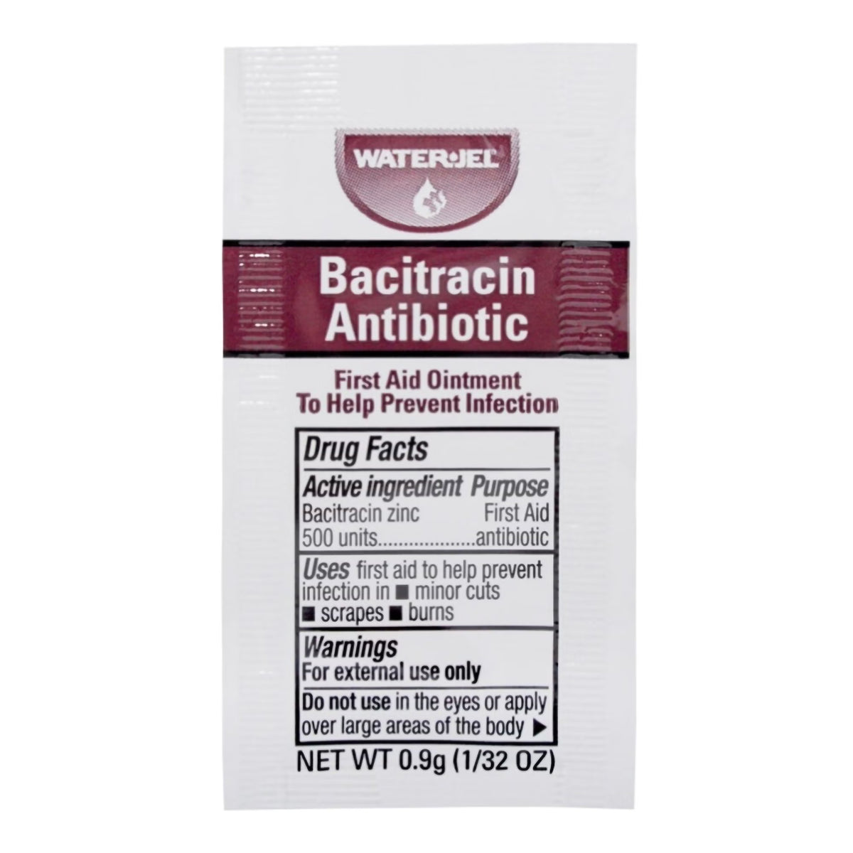 Water Jel® Bacitracin Zinc First Aid Antibiotic, BX/25