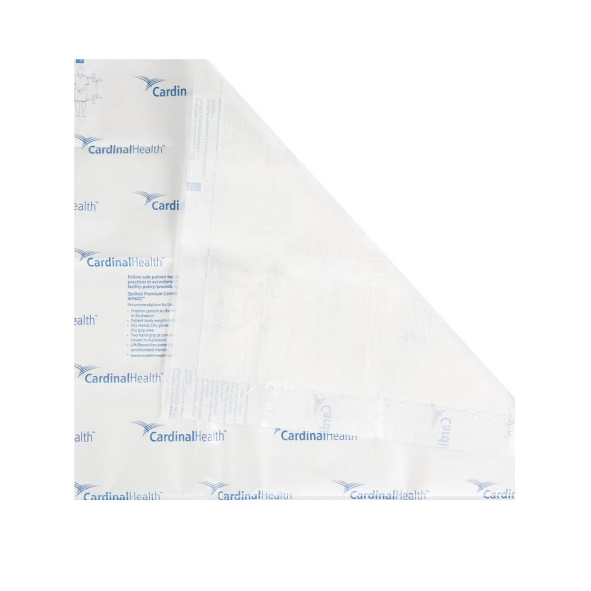 Wings™ Quilted Premium Comfort Maximum Absorbency Positioning Underpad, 30 x 36", CS/40