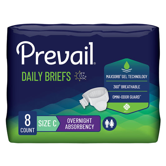 Prevail® Bariatric Ultimate Absorbency Incontinence Brief, Size C, CS/4
