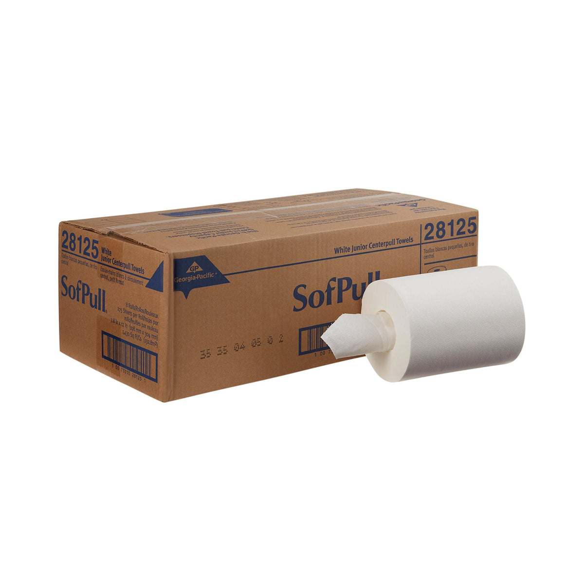 SofPull® White Paper Towel, 4795 Feet, 8 Rolls per Case, EA/1