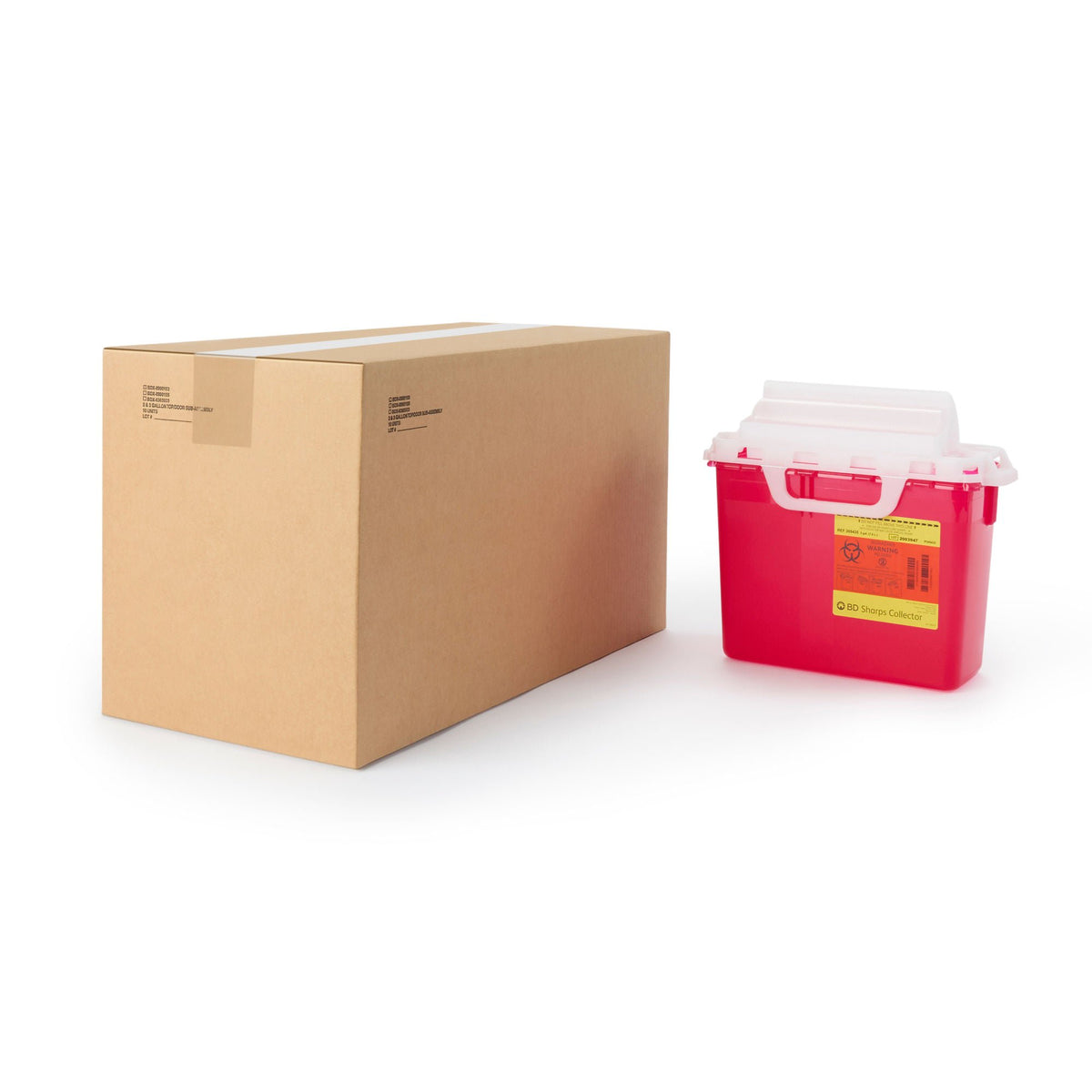 BD Multi-purpose Sharps Container, 12-1/2 x 10-7/10 x 6 Inch