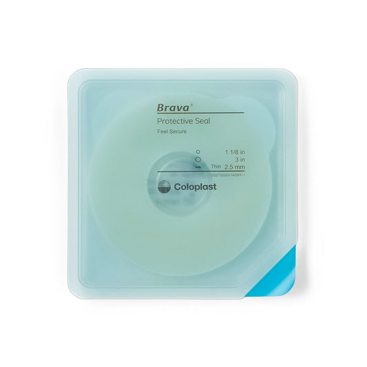 SEAL, F/OSTOMY POUCH BRAVA THIN 1 1/8"X3" (10/BX)