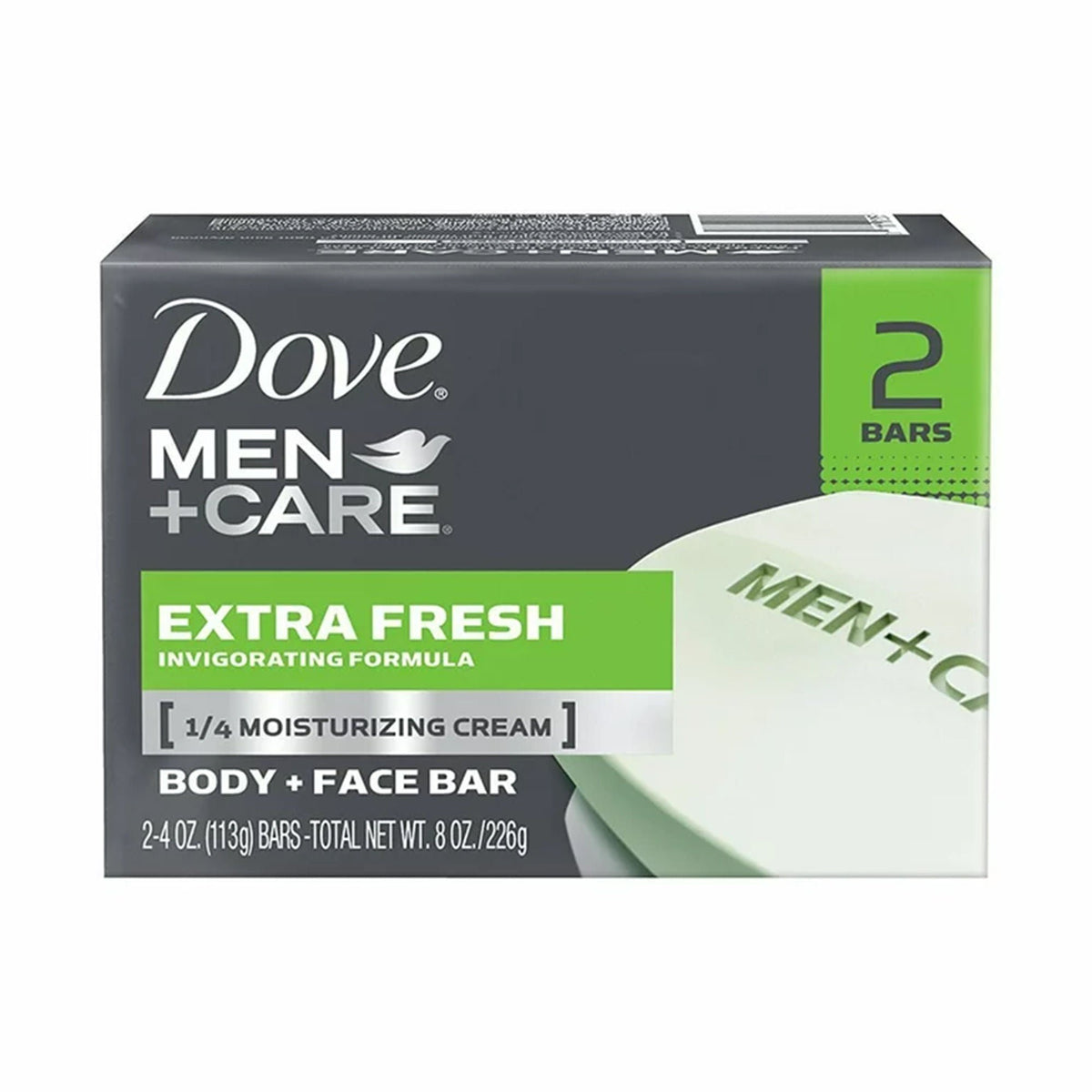 Dove Men + Care Body Bar Extra Fresh Scent, PK/1