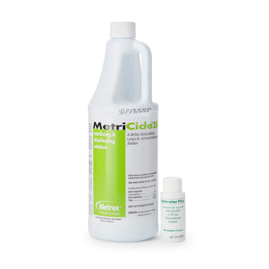MetriCide® 28 Glutaraldehyde High Level Disinfectant, 32-ounce Bottle, CS/16