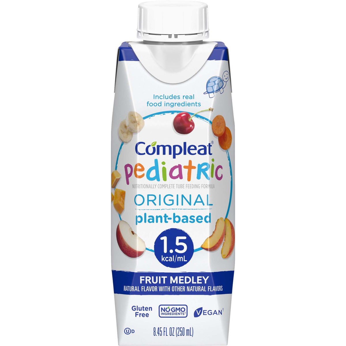 Compleat® Pediatric Original 1.5 Fruit Medley, 8.45-ounce Reclosable Carton, EA/1