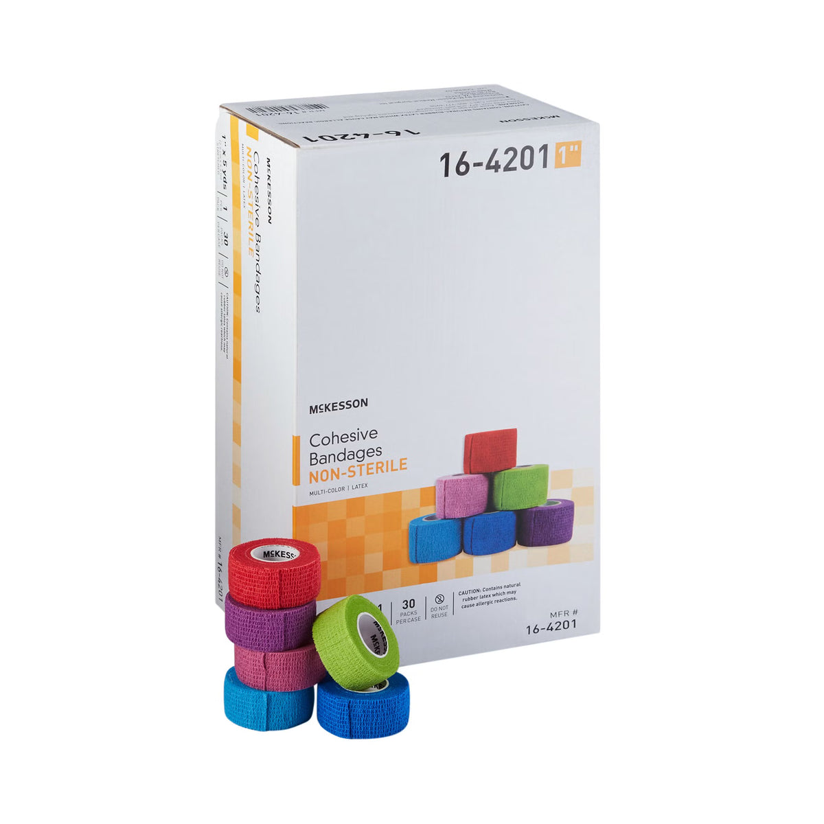 McKesson Self-adherent Closure Cohesive Bandage, 1 Inch x 5 Yard, CS/30
