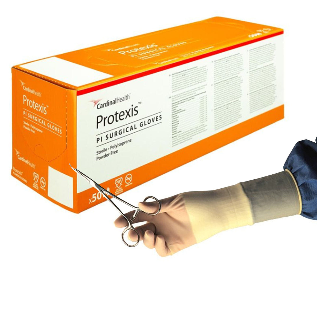 Protexis™ PI Polyisoprene Surgical Glove, Size 7.5, Ivory, PR/1