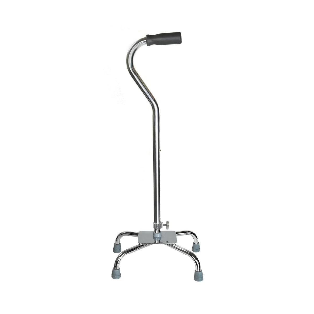 McKesson Steel Chrome Offset Quad Cane, 29 – 37.5 Inch, EA/1