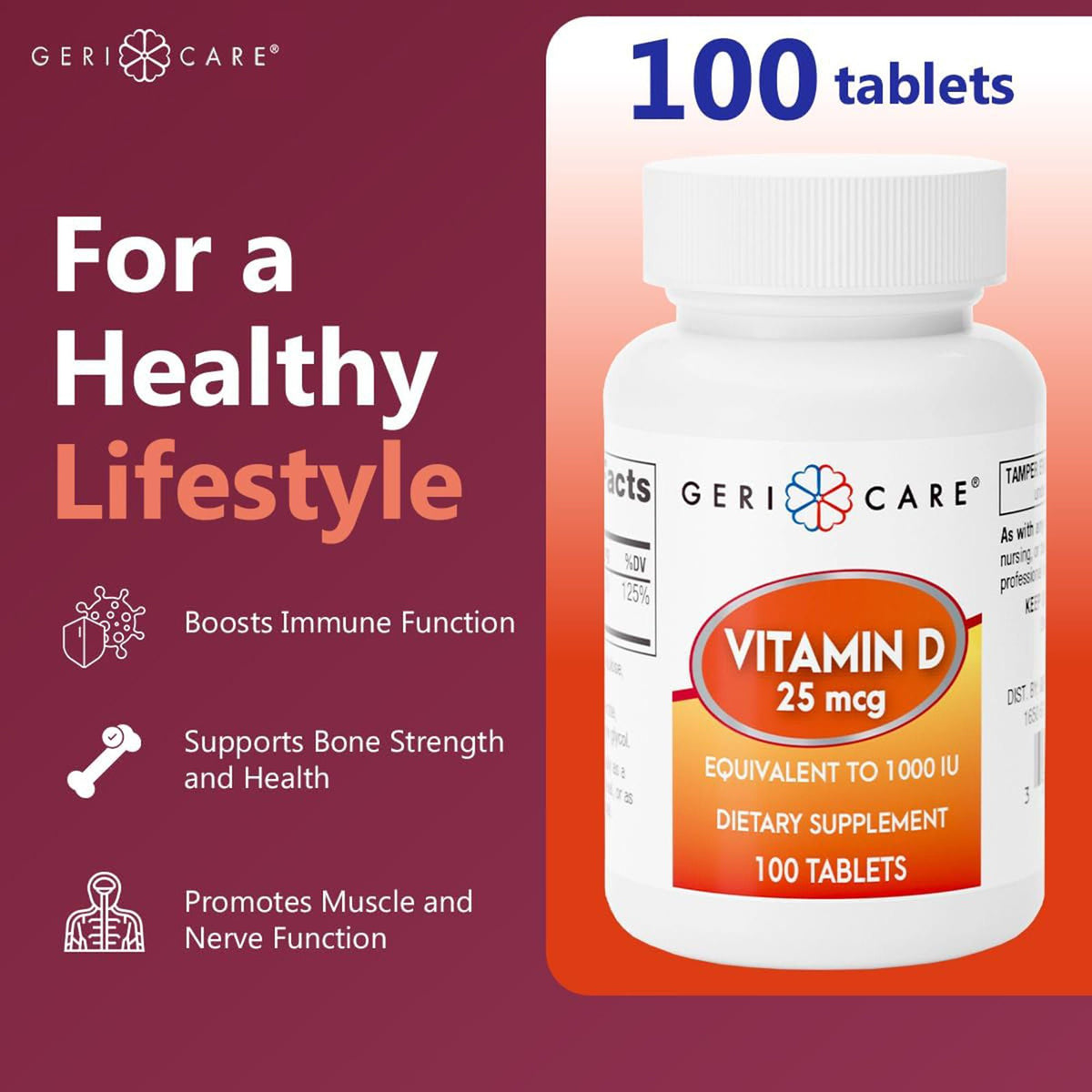Geri-Care® Vitamin D-3 Supplement