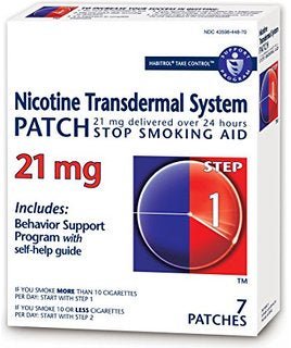 Habitrol® Nicotine Transdermal System Patch Kit Stop Smoking Aid, 21 mg, BX/7