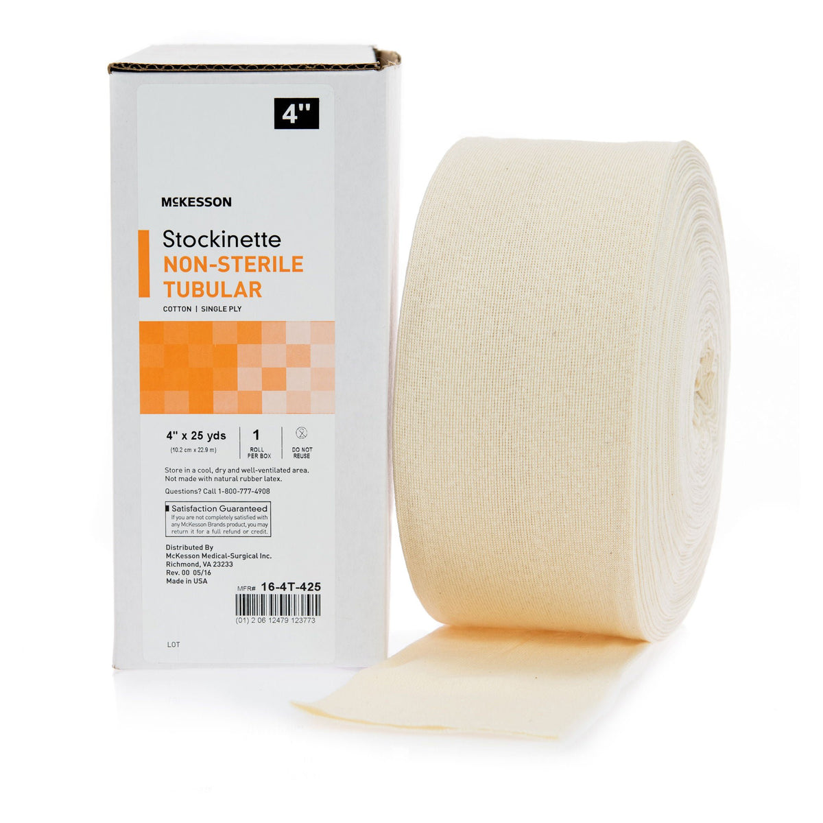 McKesson Beige Cotton Tubular Stockinette, 4 Inch x 25 Yard