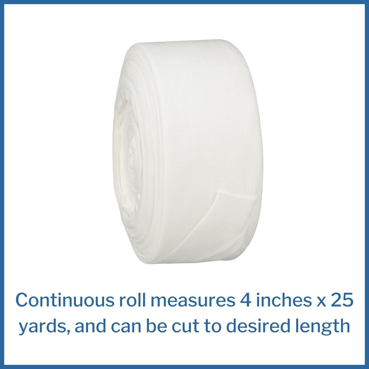 McKesson White Polyester Tubular Stockinette, 4 Inch x 25 Yard