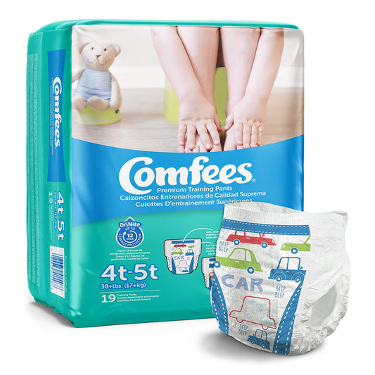 Comfees® Training Pants, 12-Hour Protection, Male Toddler, 4T – 5T, Over 38 lbs., CS/114