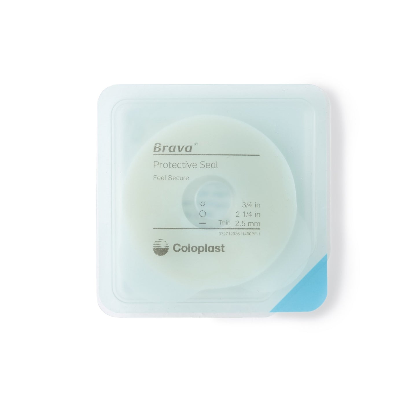 SEAL, F/OSTOMY POUCH BRAVA THIN 3/4"X2 1/4" (10/BX)