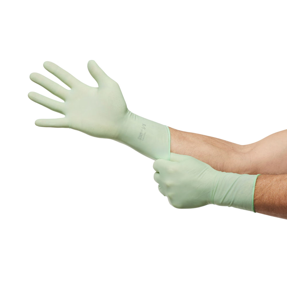 Gammex® Non-Latex PI Green Polyisoprene Surgical Glove, Size 7.5, Light Green