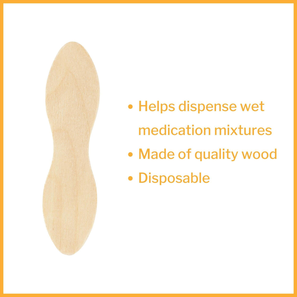 McKesson Double-End Wood Spoon