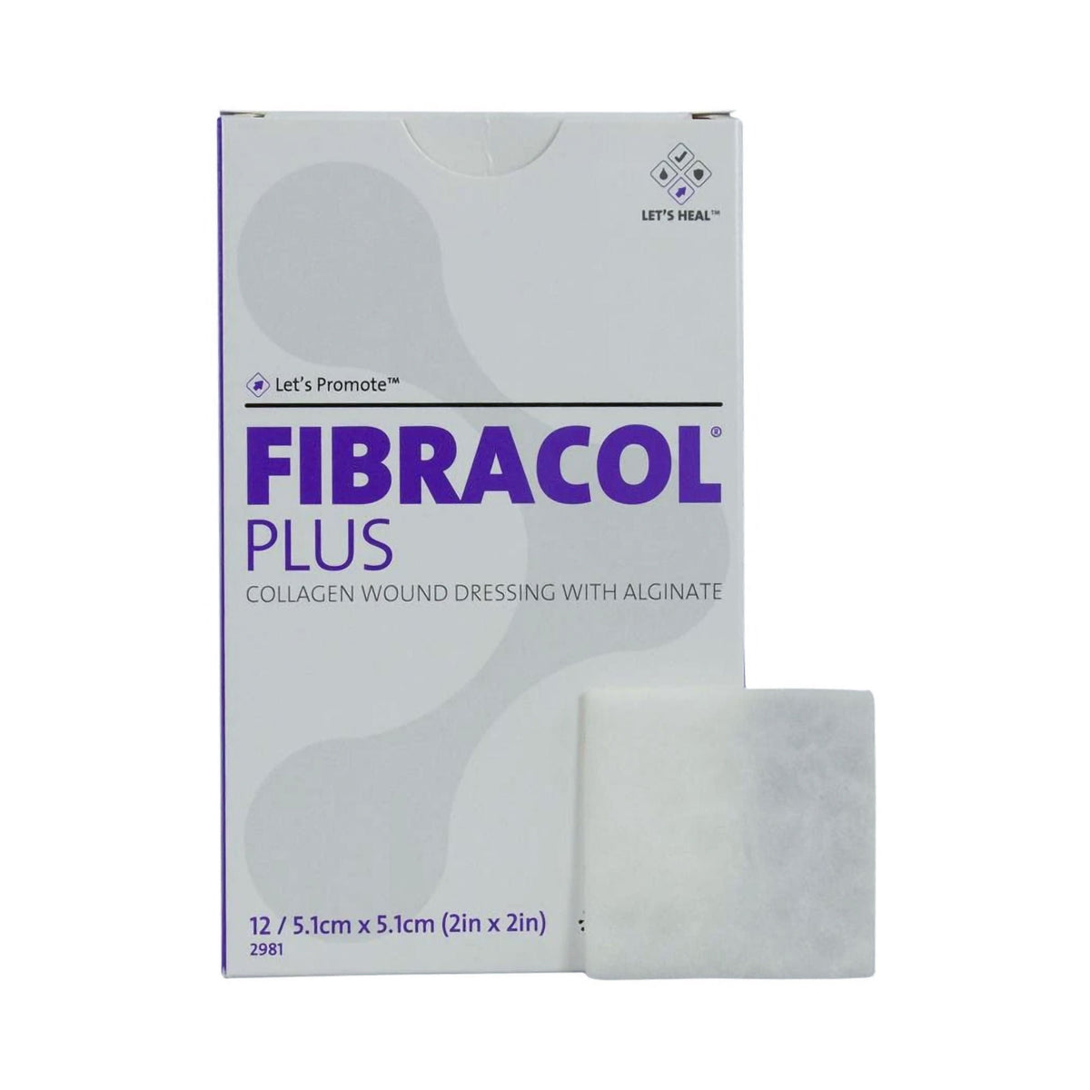 Systagenix Fibracol™ Plus Collagen/Alginate Dressing, 2 x 2 Inch, EA/1