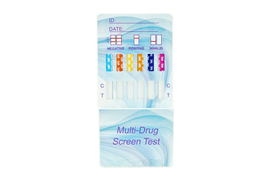 Drugs of Abuse Test Kit AMP, BZO, COC, OPI2000, THC 25 Tests CLIA Waived