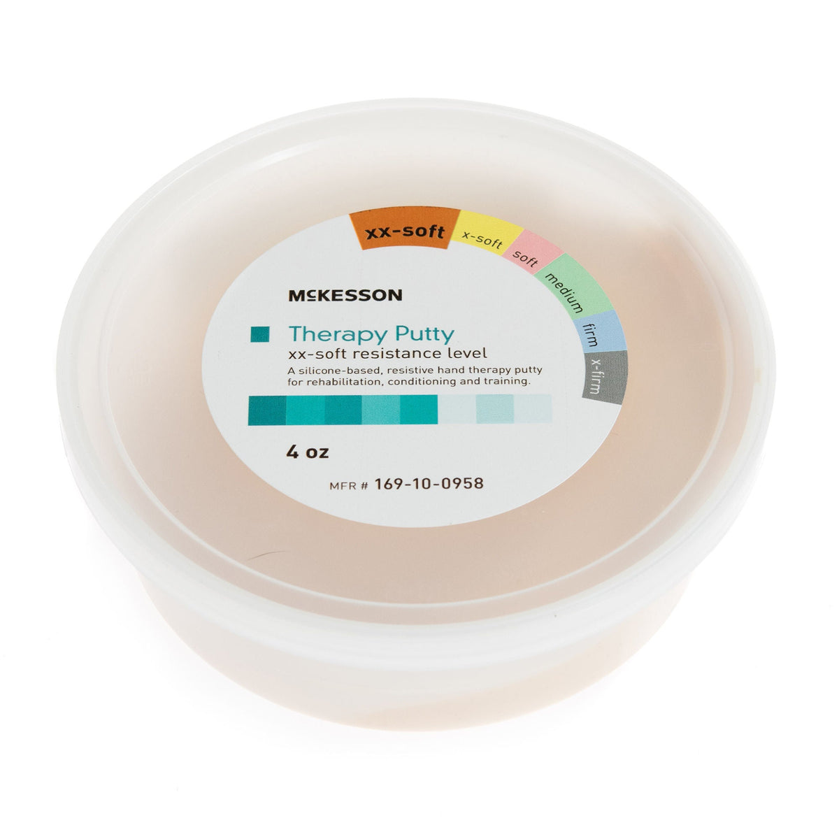 McKesson Therapy Putty, Tan, 2X-Soft, 4-ounce Container, EA/1