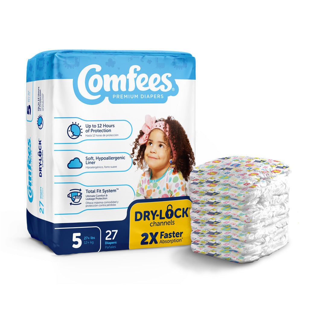 Comfees Baby Diapers - Size 5