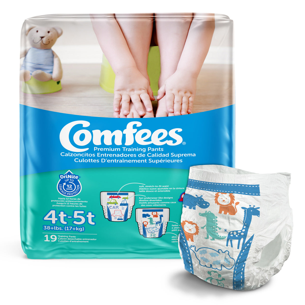 Comfees Boy Training Pants - Size 4T-5T