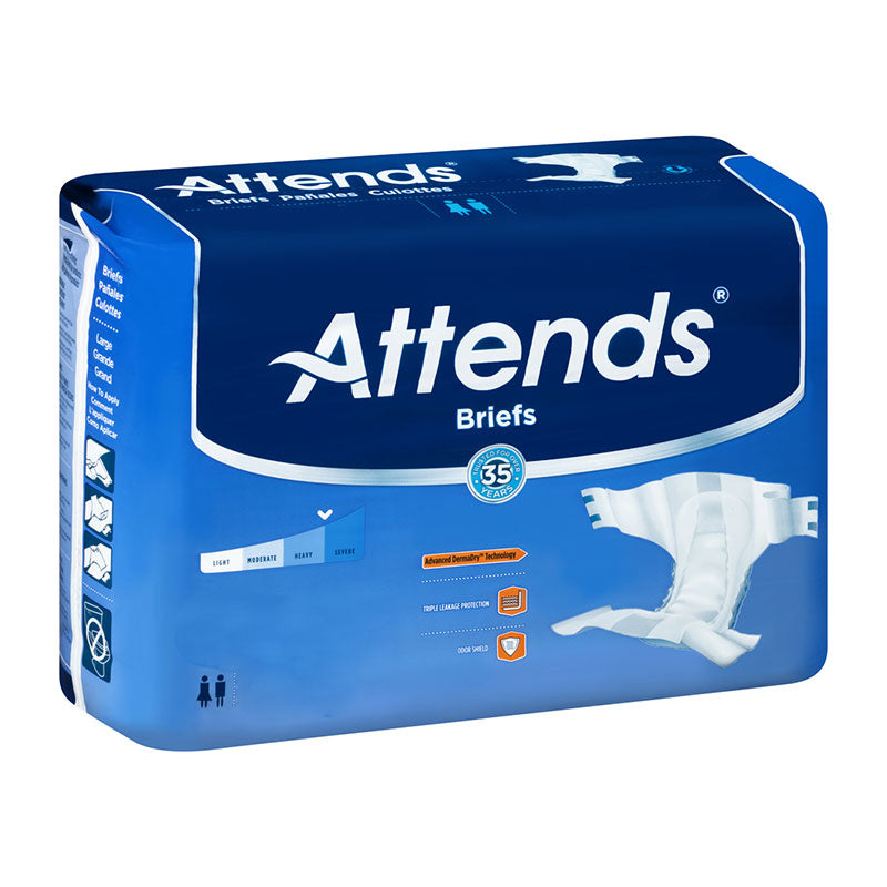 Attends DermaDry Advance Briefs Large 44" - 58"